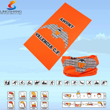 LSB-0207 Ningbo Lingshang 100% Polyester multifunktionale Outdoor-Hals Schlauch nahtlose tubuläre Bandana